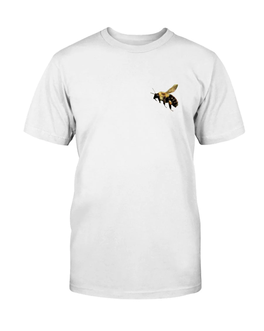 Bee and Butterfly Habitat Fund, Moss Apparel, Cotton T-Shirt - Image 3