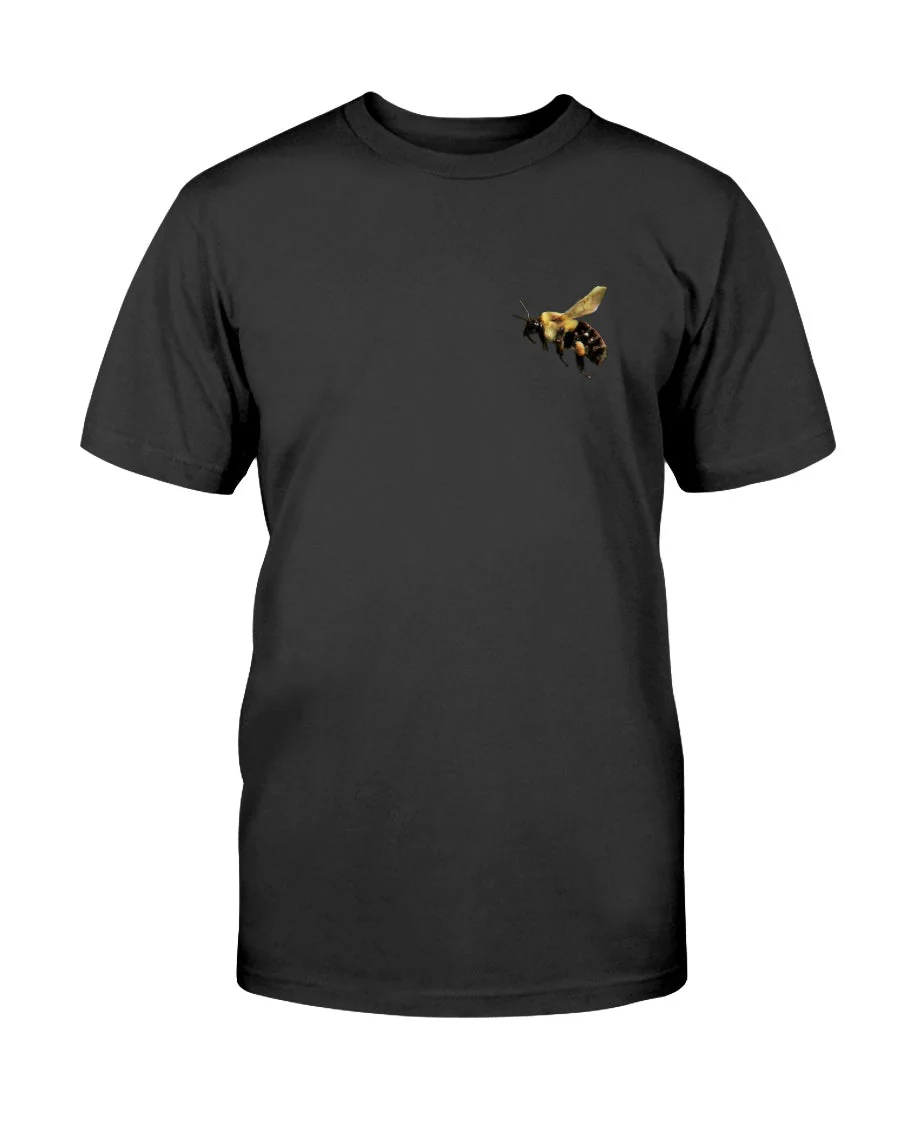 Bee and Butterfly Habitat Fund, Moss Apparel, Cotton T-Shirt - Image 4