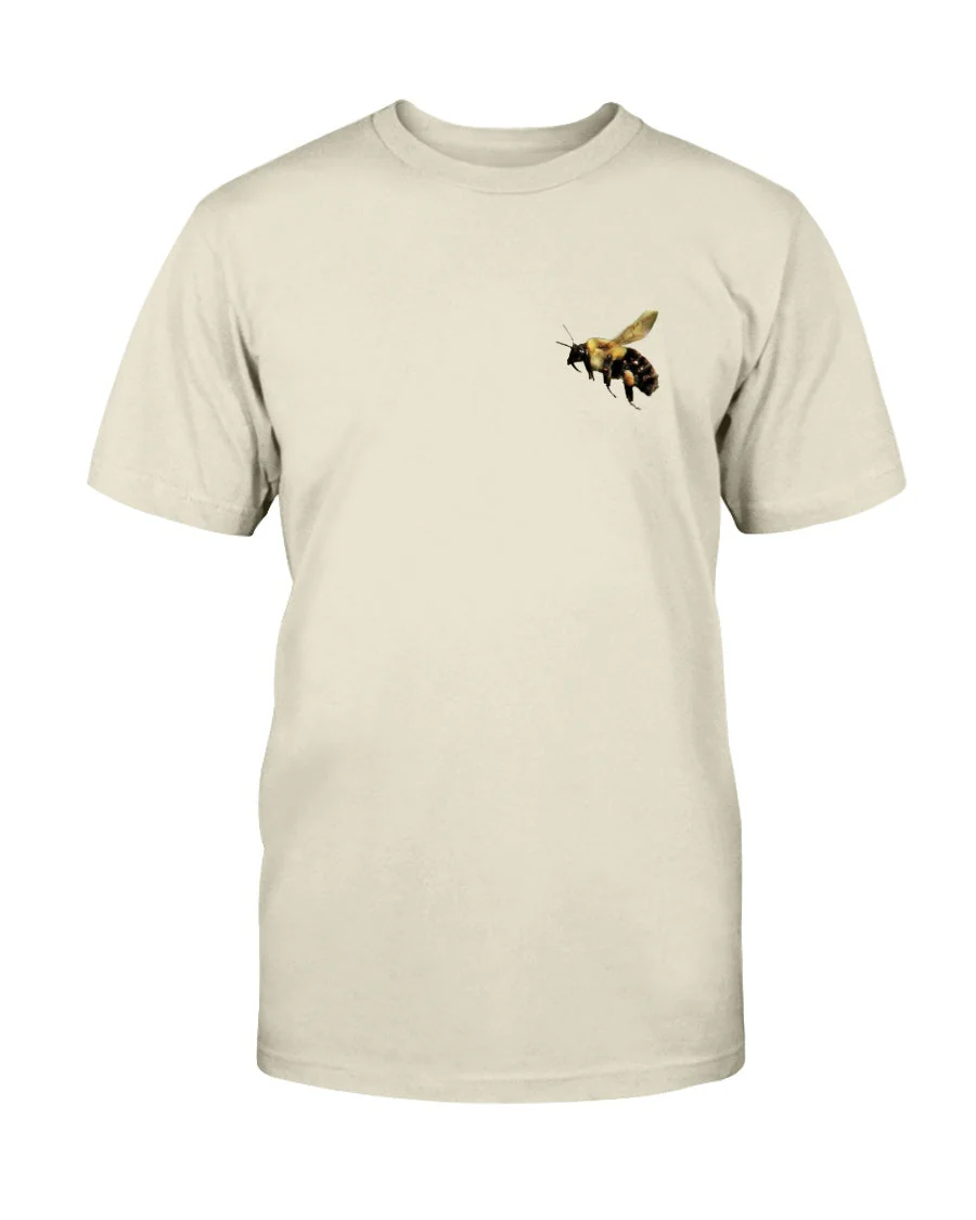 Bee and Butterfly Habitat Fund, Moss Apparel, Cotton T-Shirt - Image 5