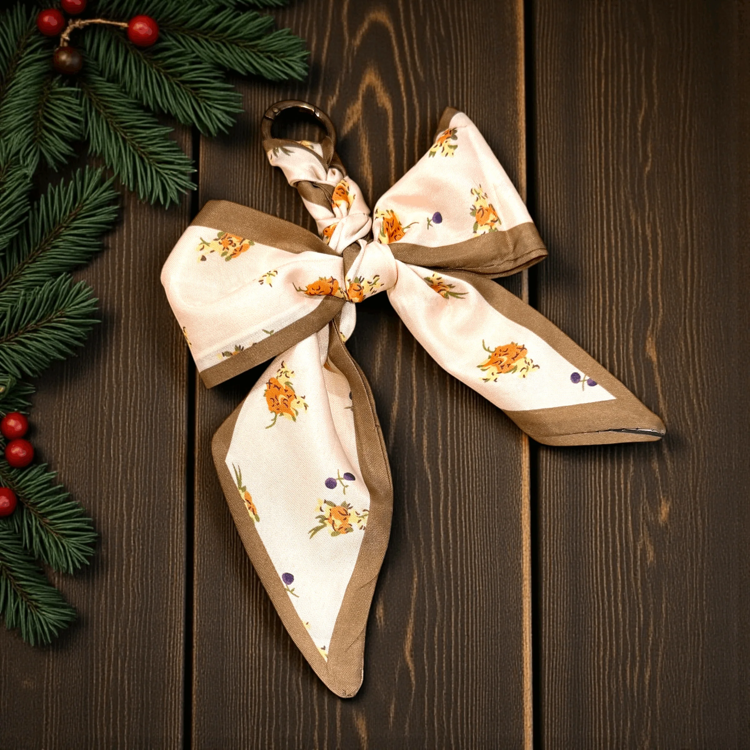 Braided Bow Bag Charm - Image 3