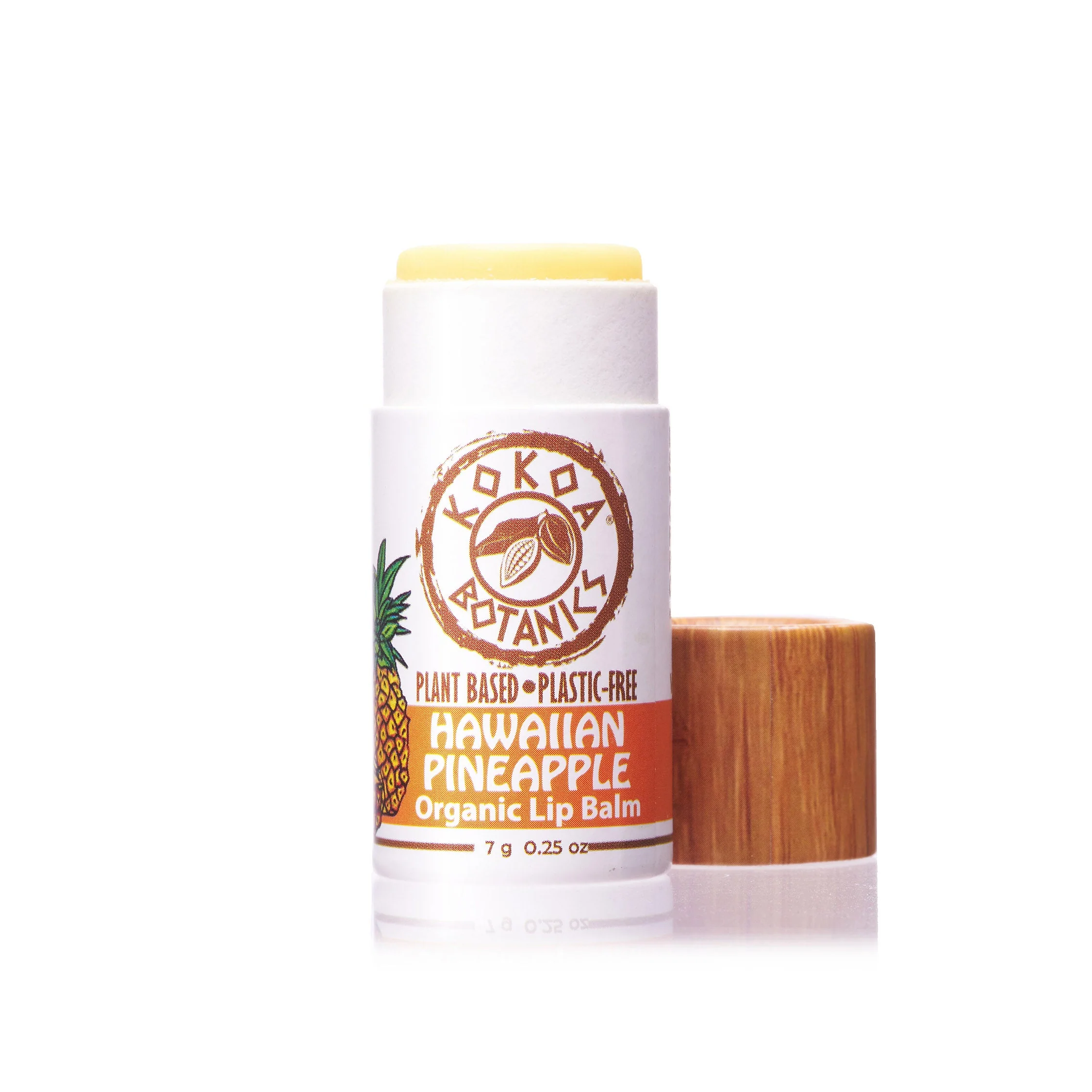 Hawaiian Pineapple - Natural Organic Lip Balm - Vegan - Plastic-Free  .25 oz - Image 3