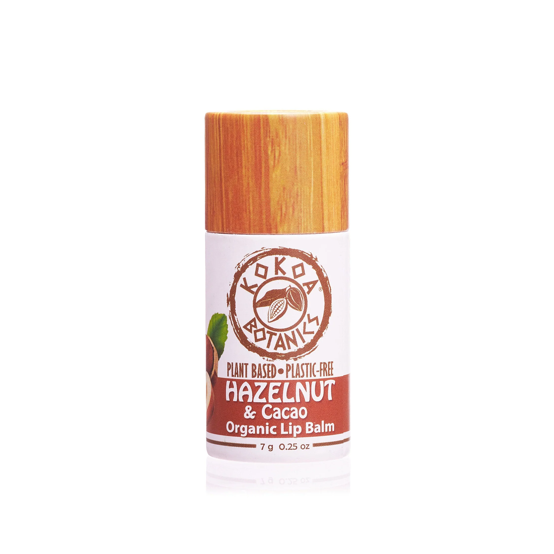 Hazelnut and Cocoa Butter - Natural Organic Lip Balm - Vegan - Plastic Free - Image 3