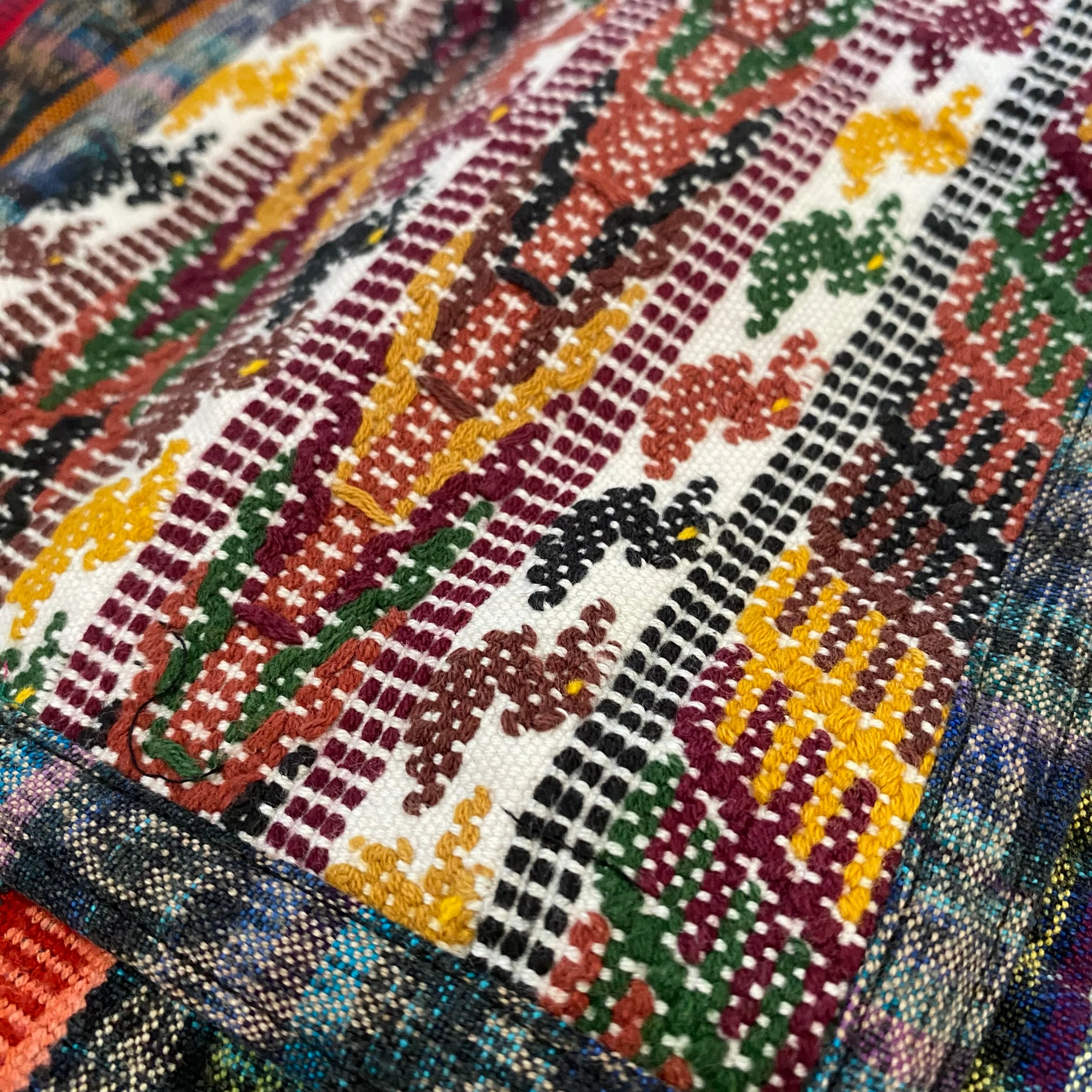 Huipil Embroidered Yoga Bag (Assorted) - Guatemala - Image 10