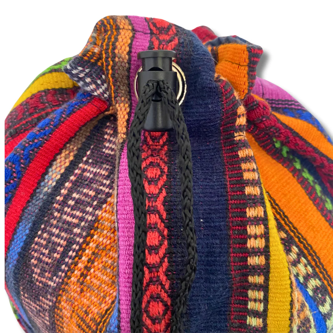 Huipil Embroidered Yoga Bag (Assorted) - Guatemala - Image 5