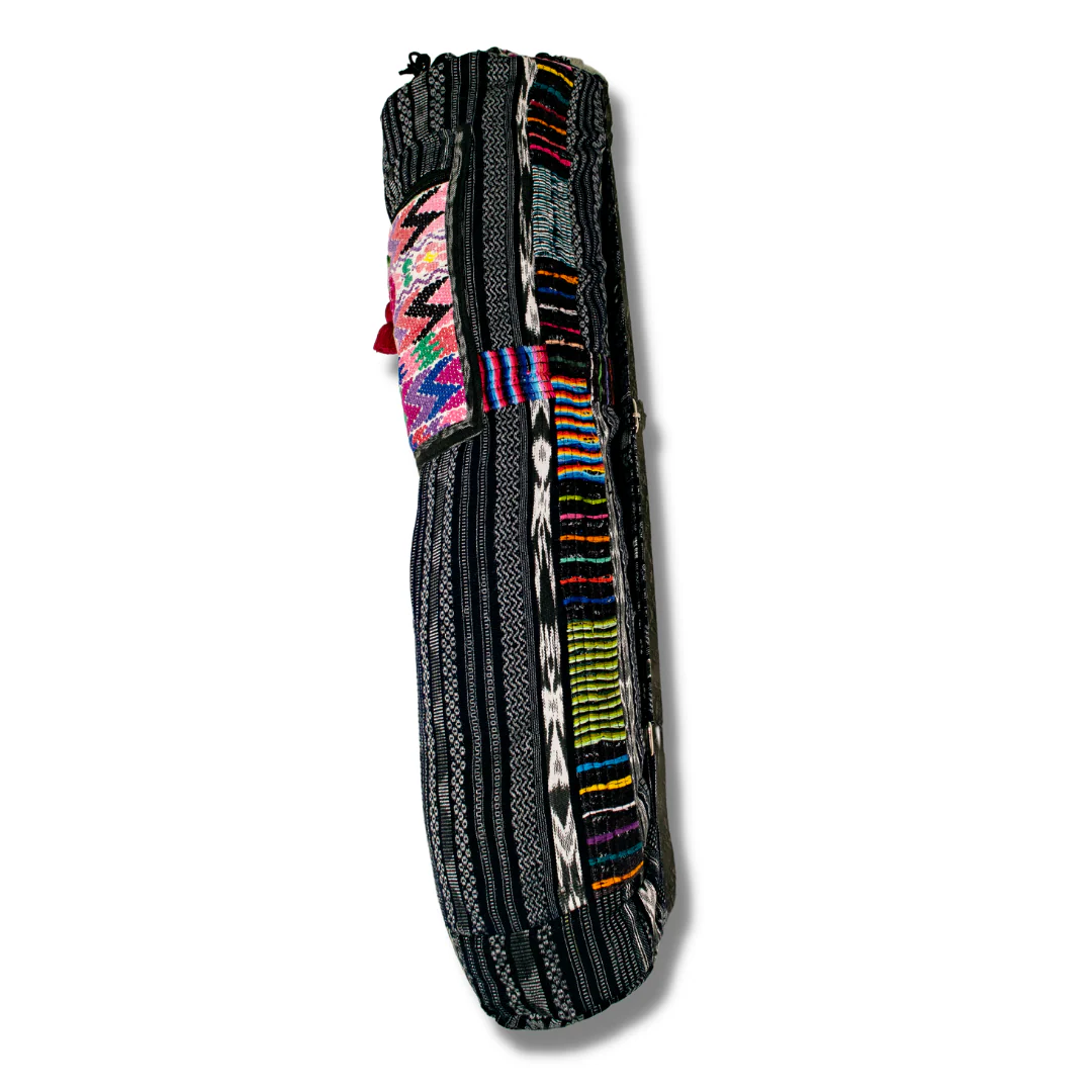Huipil Embroidered Yoga Bag (Assorted) - Guatemala - Image 9