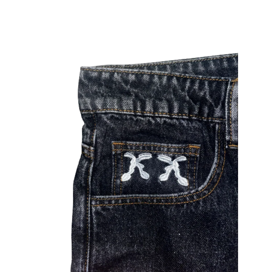 Myndskape Baggy Denim Pants - Image 3