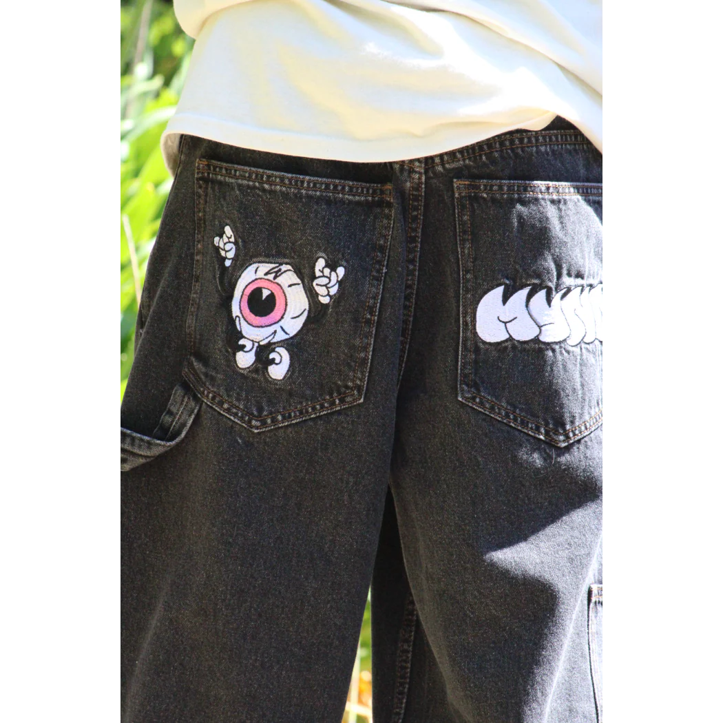 Myndskape Baggy Denim Pants - Image 9