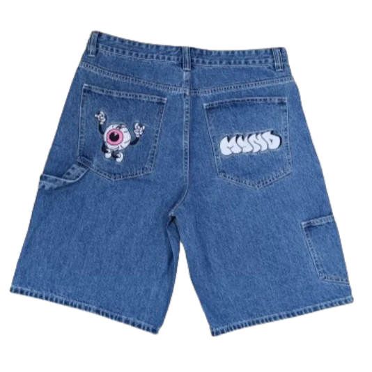 Myndskape Baggy Denim Shorts - Image 6