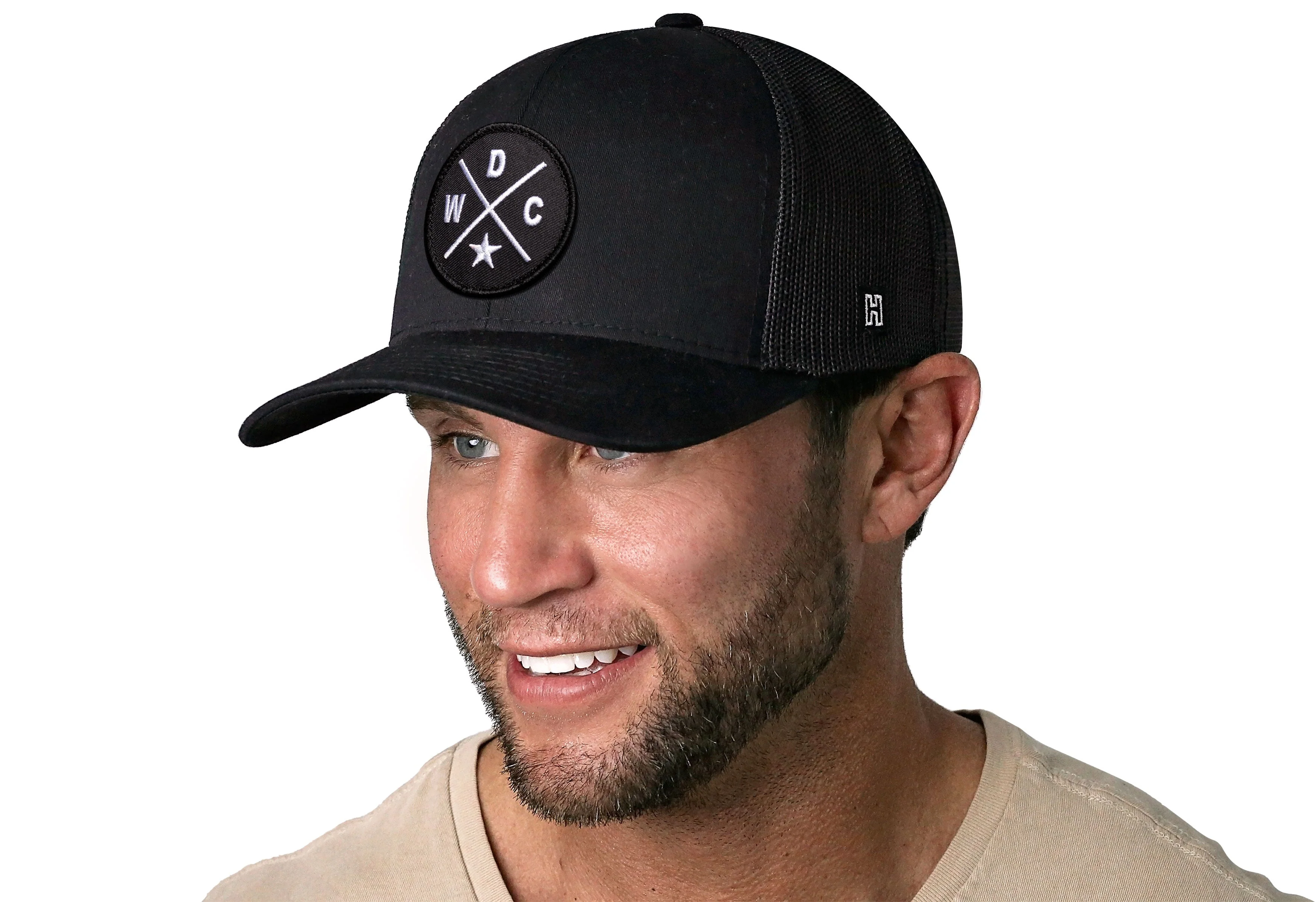 Washington DC Trucker Hat  |  Black WDC X Snapback - Image 3